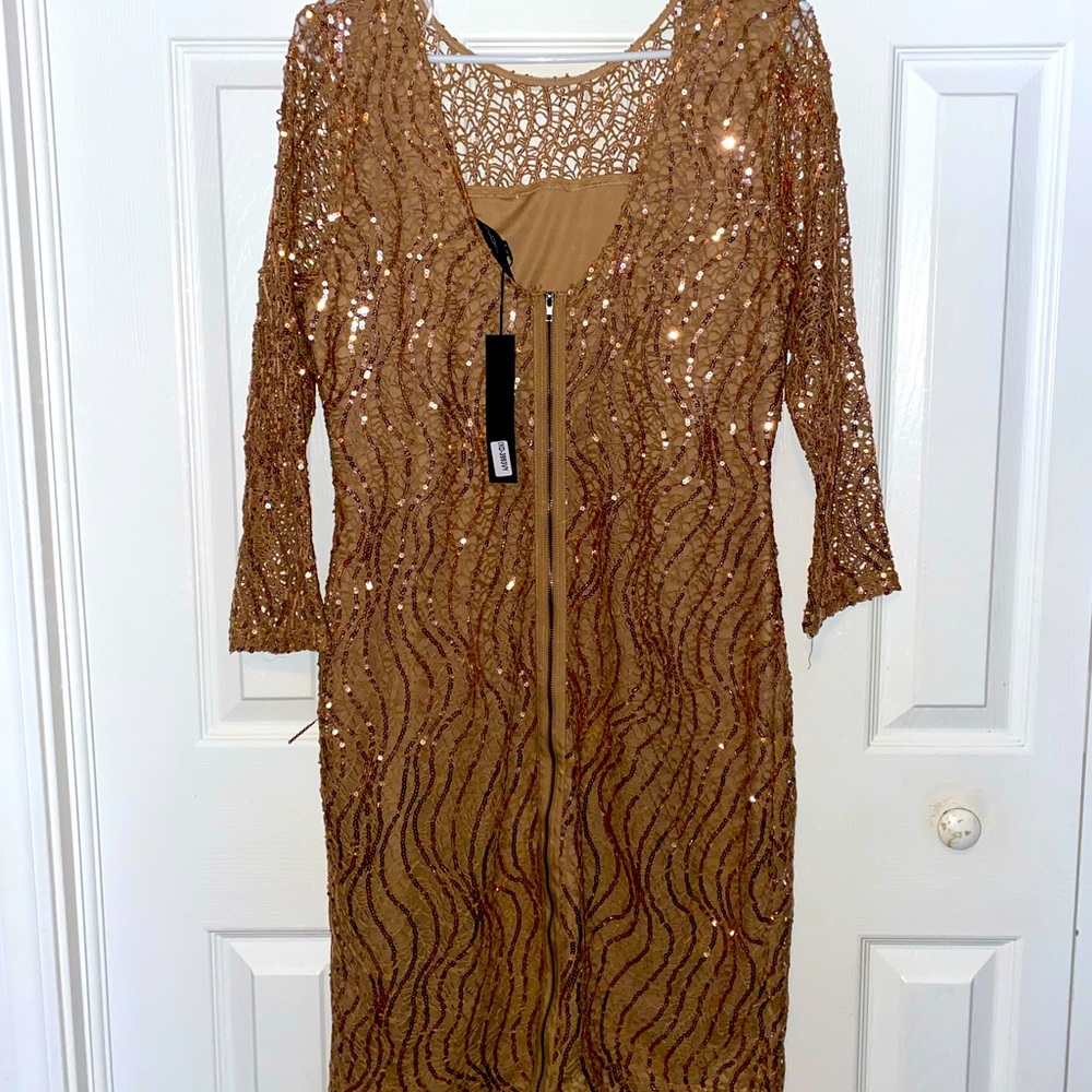 Brand new sequin mini dress